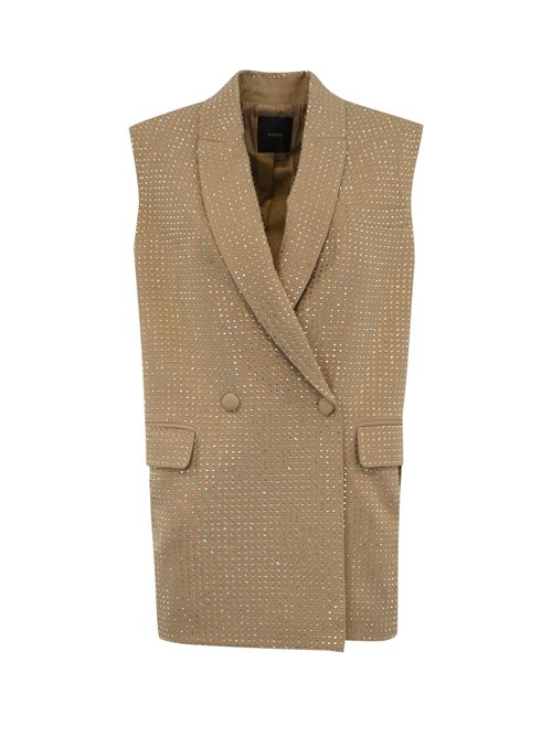Gilet Tenerina con strass PINKO | 105920 A2XUC73